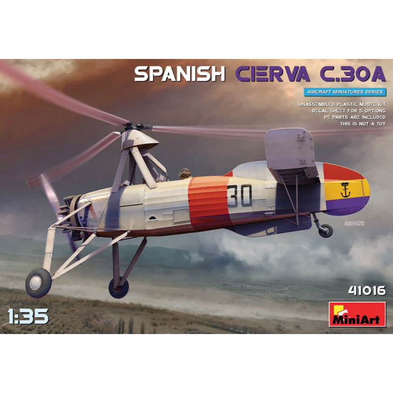 Autogire Cierva espagnol C.30A - 1/35 - MINIART 41016