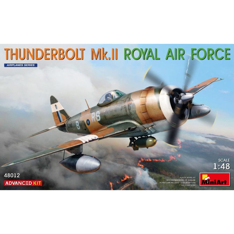 Thunderbolt Mk.II. Force aérienne royale. Kit avancé - 1/48 - MINIART 48012