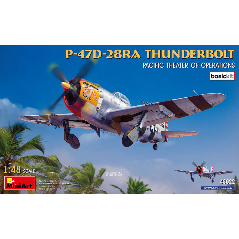 P-47D-28RA Thunderbolt. Théâtre d'opérations du Pacifique - 1/48 - MINIART 48022