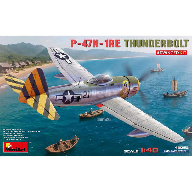 P-47N-1RE Coup de tonnerre. Kit avancé - 1/48 - MINIART 48062
