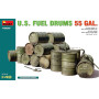 Fûts de carburant américains de 55 gallons - 1/48 - MINIART 49001