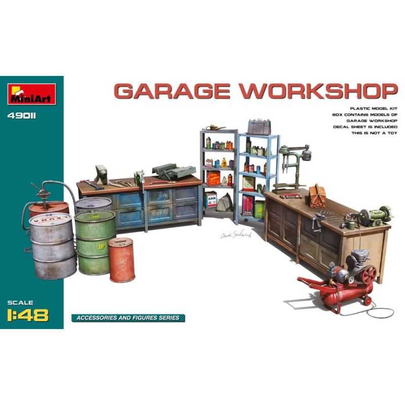 Garage Atelier - 1/48 - MINIART 49011