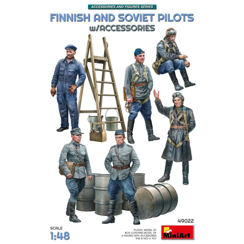 Pilotes finlandais et soviétiques - 1/48 - MINIART 49022