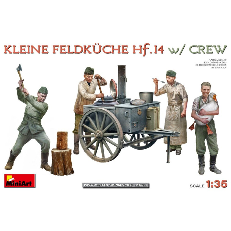 Cuisine de campagne miniature Hf.14 avec équipage - 1/35 - MINIART 53011