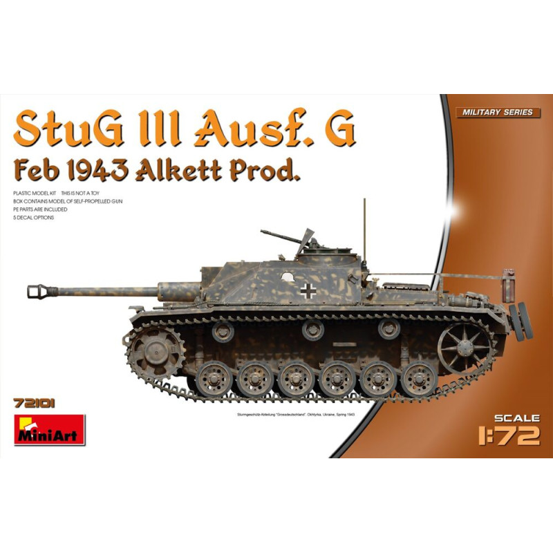 Char StuG III Ausf. G Février 1943 - 1/72 - MINIART 72101