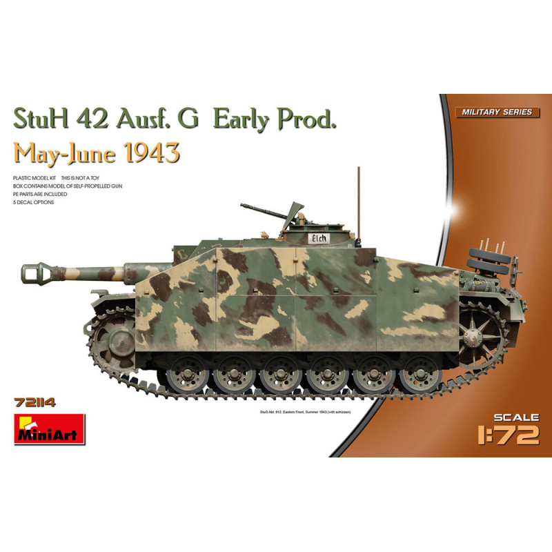 Char StuH 42 Ausf. G Première production - 1/72 - MINIART 72114