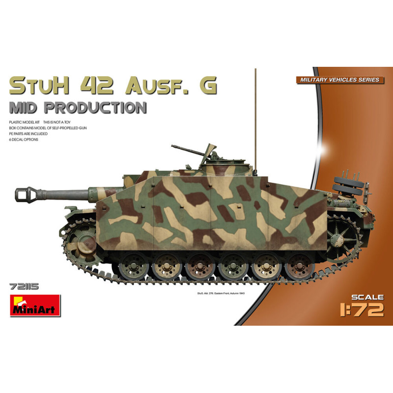 StuH 42 Ausf. G milieu de production - 1/72 - MINIART 72115