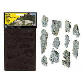 Woodland Scenics C1231 - Moule souple pour rochers