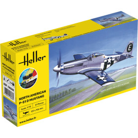 P-51 Mustang Kit Complet - 1/72 - HELLER 56268