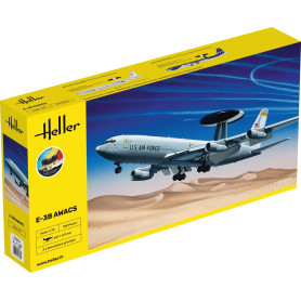 Avion militaire E-3B Awacs Kit complet - 1/72 - HELLER 56308