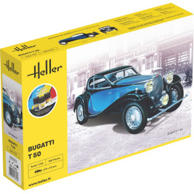 Bugatti T 50 Kit complet - 1/24 - HELLER 56706