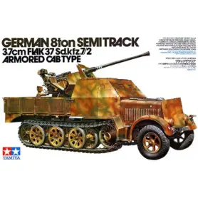 Semi-chenillé allemand de 8 tonnes 3,7 cm Flak 37 Sd.Kfz.7/2 - 1/35 - Tamiya 35144