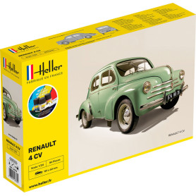 Renault 4 CV Kit complet - 1/24 - HELLER 56762