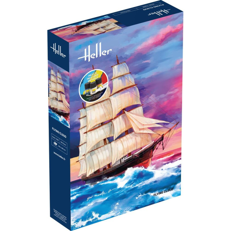 Voilier Flying Cloud Kit complet - 1/200 - HELLER 56830