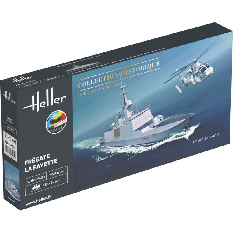 Frégate La Fayette Kit complet - 1/400 - HELLER 57035