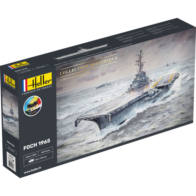 Porte-avions Foch Kit complet - 1/400 - HELLER 57071