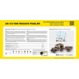 Jeep US 1/4 avec remorque Kit complet - 1/35 - HELLER 57105