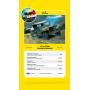 Jeep US 1/4 avec remorque Kit complet - 1/35 - HELLER 57105