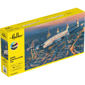Super Constellation TWA Kit complet - 1/72 - HELLER 58391