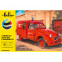 Citroen 2CV AZU-B 250 Fourgonnette pompiers Kit complet - 1/24 - HELLER 58701