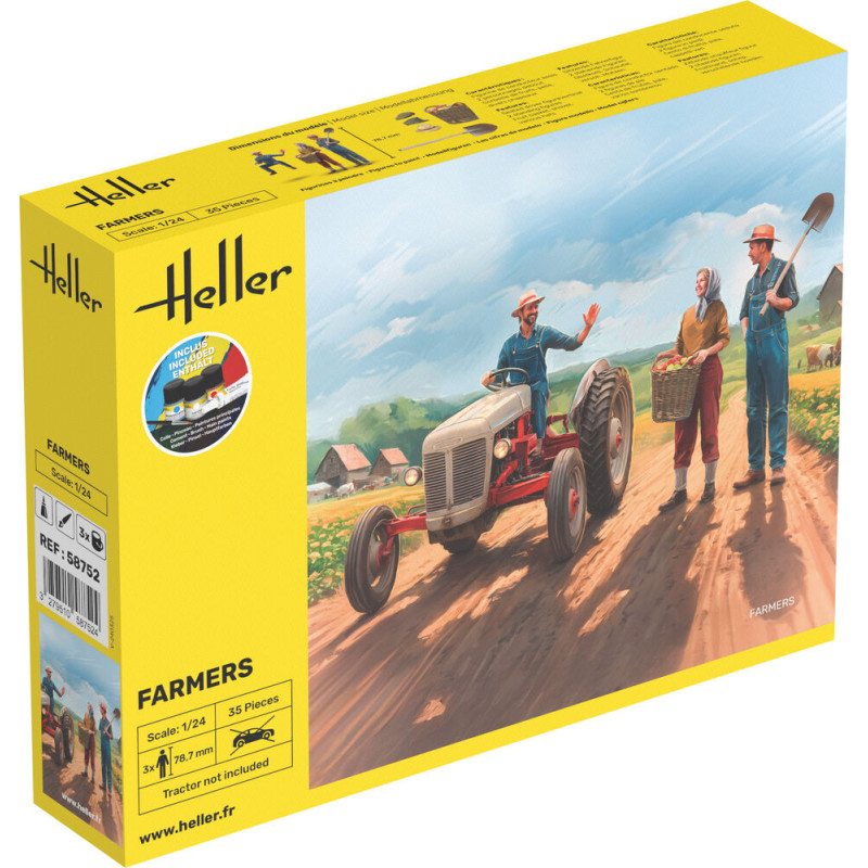 Fermiers Kit Complet - 1/24 - HELLER 58752