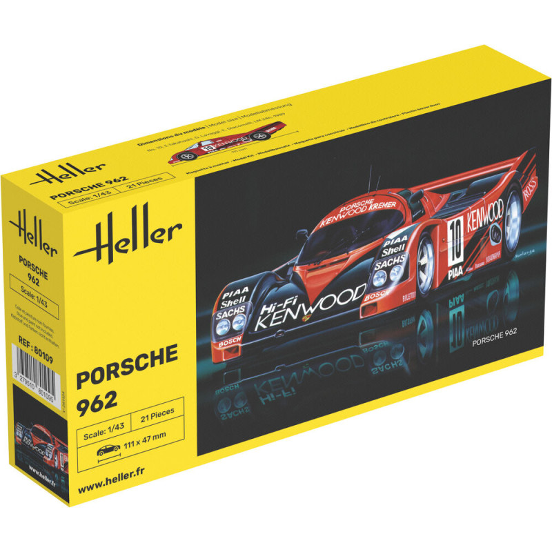 Porsche 962 - 1/43 - HELLER 80109