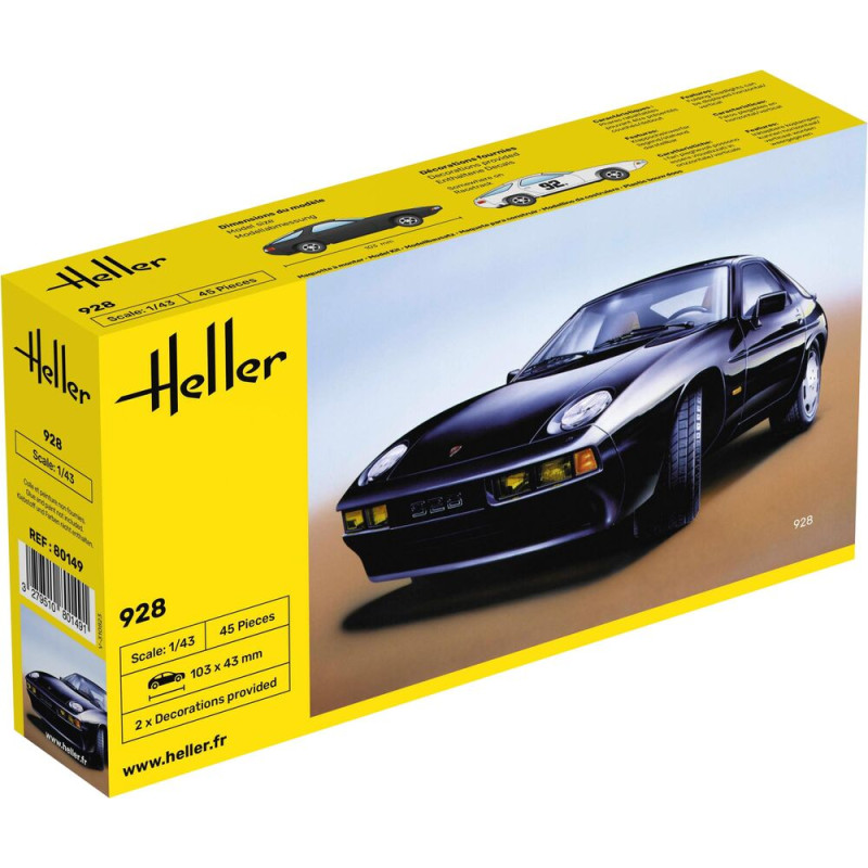 Porsche 928 - 1/43 - HELLER 80149