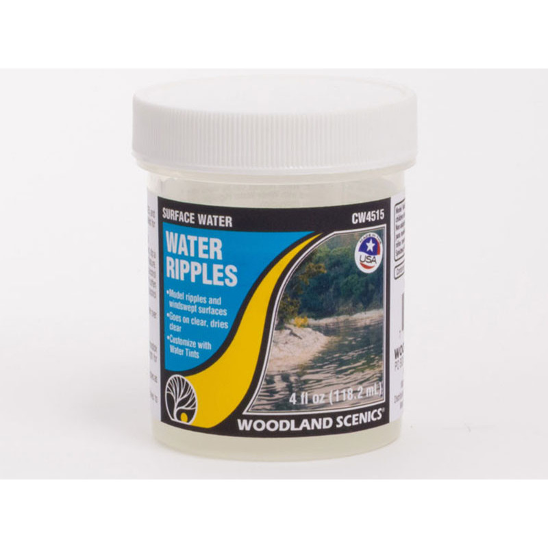 Woodland Scenics CW4515 - Ondulation d'eau et vaguelettes - Surface Water - Water Ripples