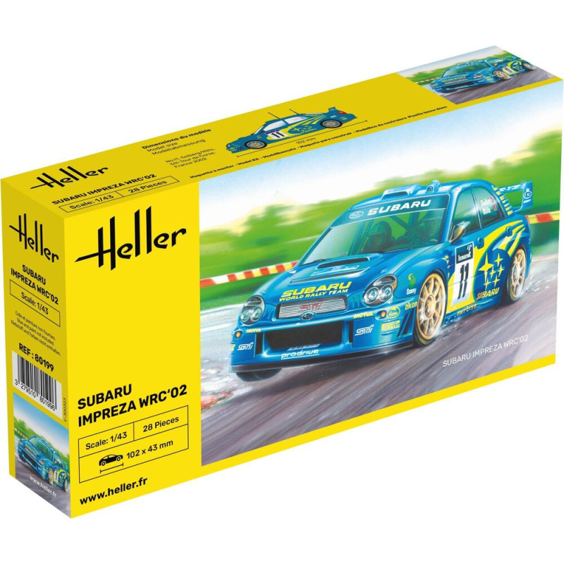 Subaru Impreza WRC'02 - 1/43 - HELLER 80199