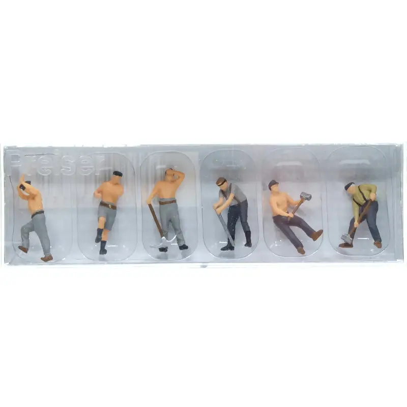 Ouvriers de voie ferrée ép. II-III - HO 1/87 - PREISER 10813