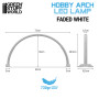 Arche lumineuse blanche à LED pour modélisme - Green Stuff World 11061