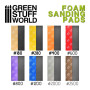 Eponge de Ponçage Flexible - Assortiment de GROS GRAIN x20 - Green Stuff World 10977