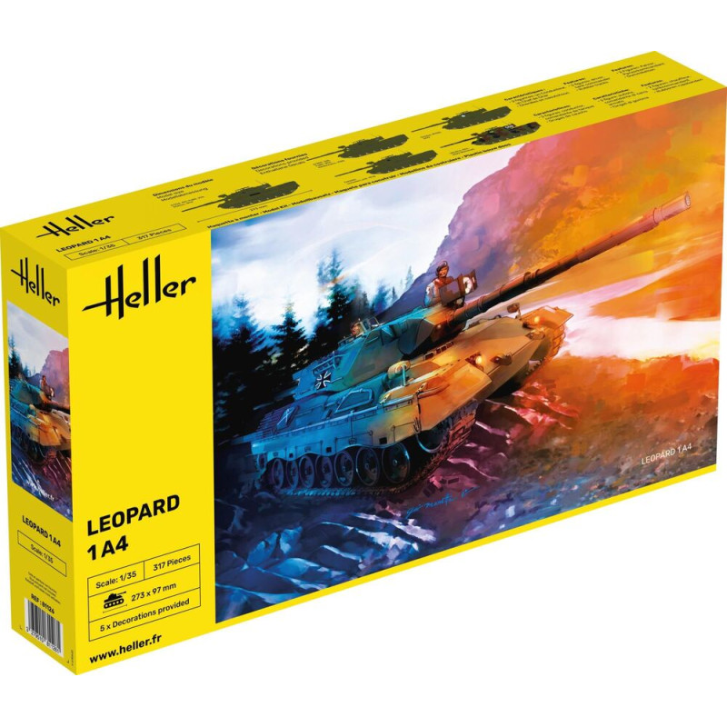 Char Leopard 1A4 - 1/35 - HELLER 81126