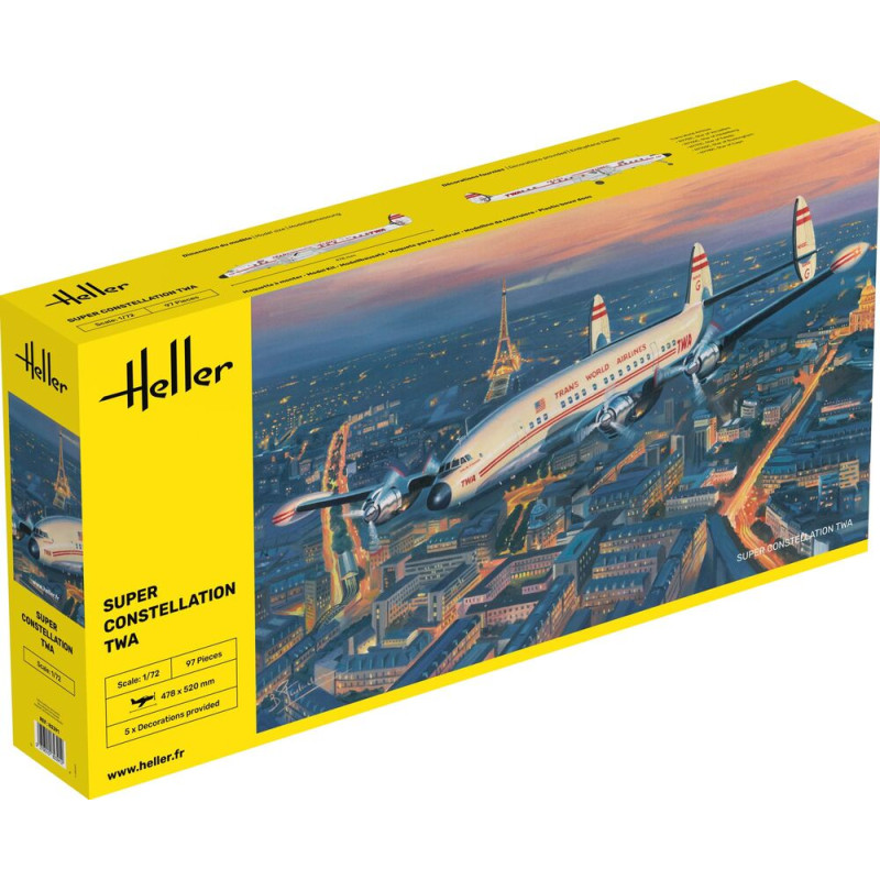 Super Constellation TWA - 1/72 - HELLER 82391