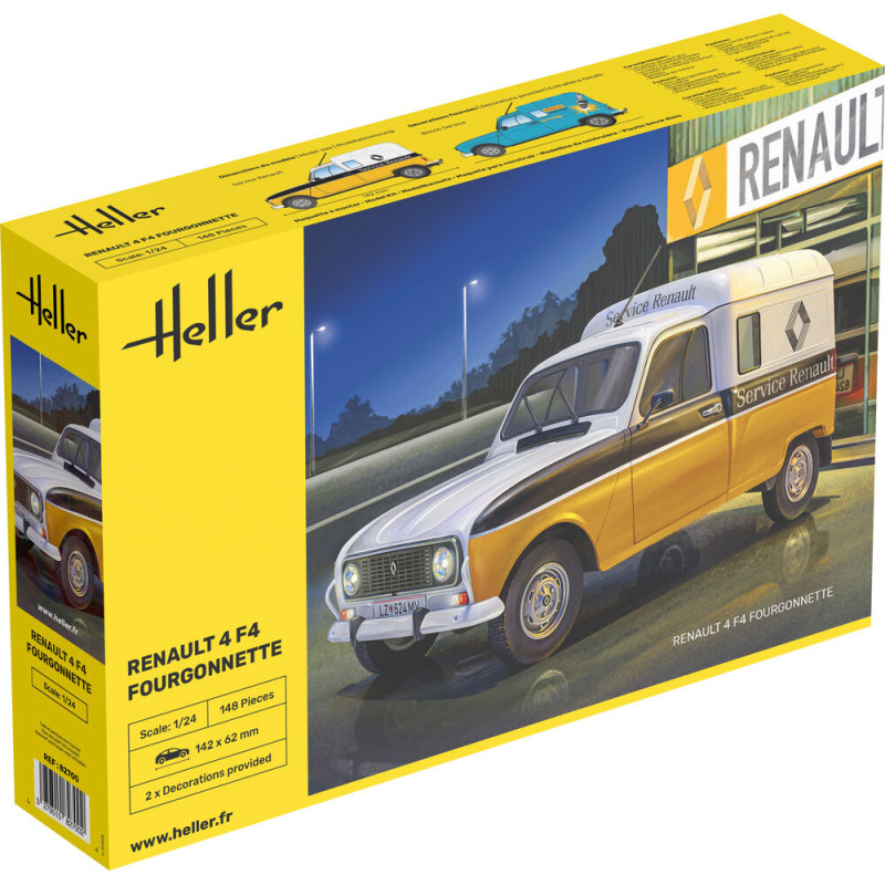 Renault 4 F4 Fourgonnette - 1/24 - HELLER 82700