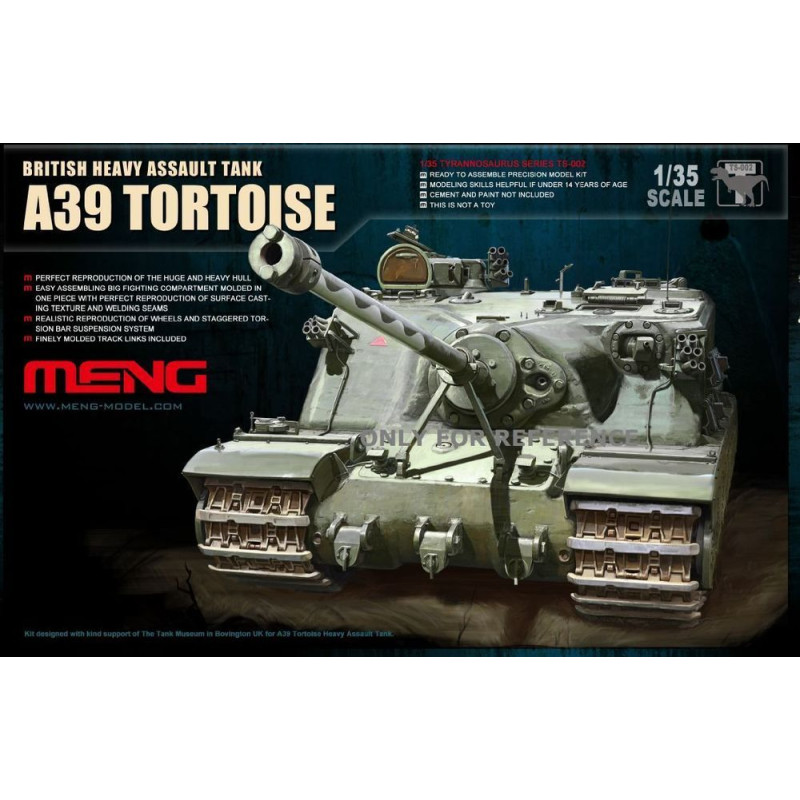 Char d'assaut lourd britannique A39 Tortoise - 1/35 - MENG TS-002