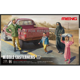 Hommes du Moyen-Orient dans la rue - 1/35 - MENG HS-001