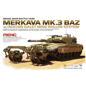 Char de combat principal israélien Merkava Mk.3 BAZ - 1/35 - MENG TS-005