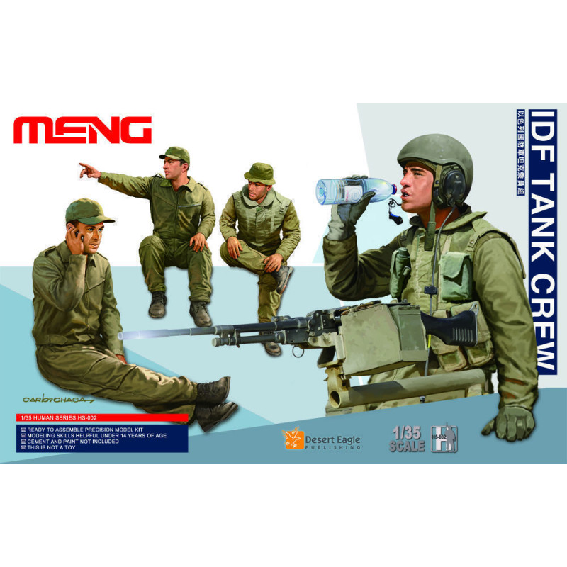 Équipage de char de Tsahal - 1/35 - MENG HS-002
