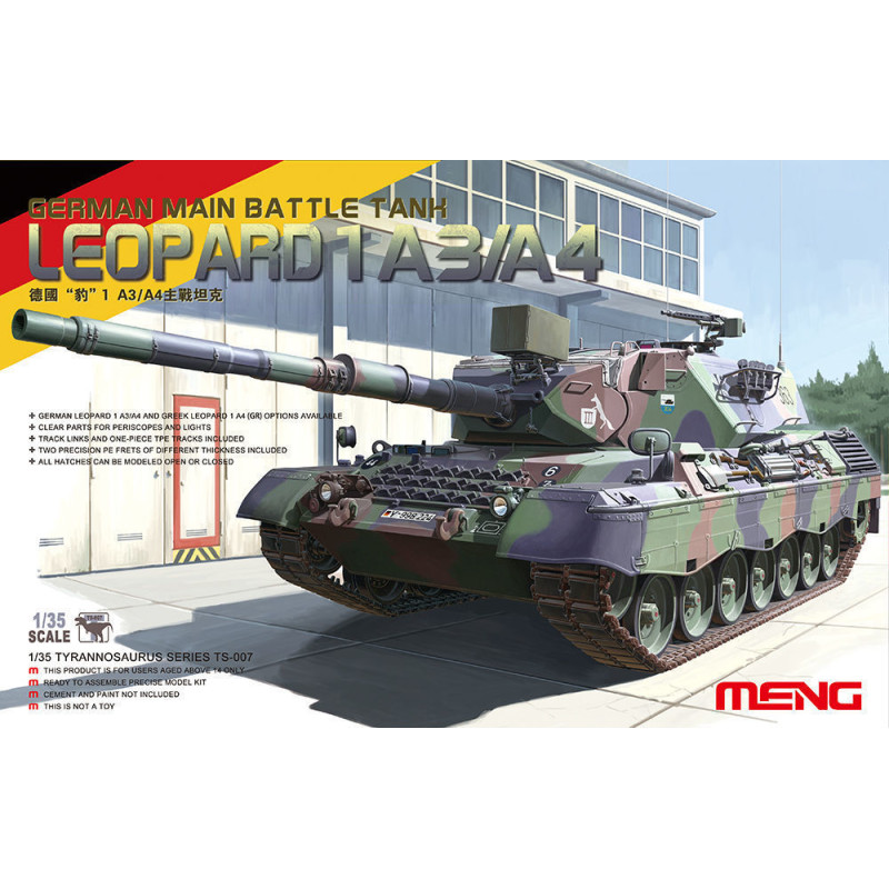 Char de combat principal allemand Leopard I - 1/35 - MENG TS-007