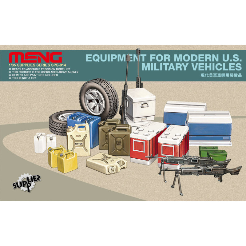 Équipement pour véhicules militaires américains modernes - 1/35 - MENG SPS-014