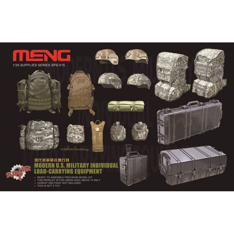 Chargement individuel militaire américain moderne - 1/35 - MENG SPS-015