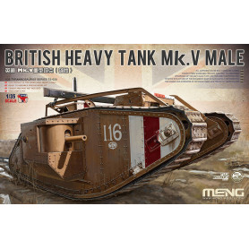 Char lourd britannique Mk. V mâle - 1/35 - MENG TS-020