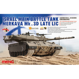 Char de combat principal d'Israël Merkava Mk.3D Lic tardif - 1/35 - MENG TS-025