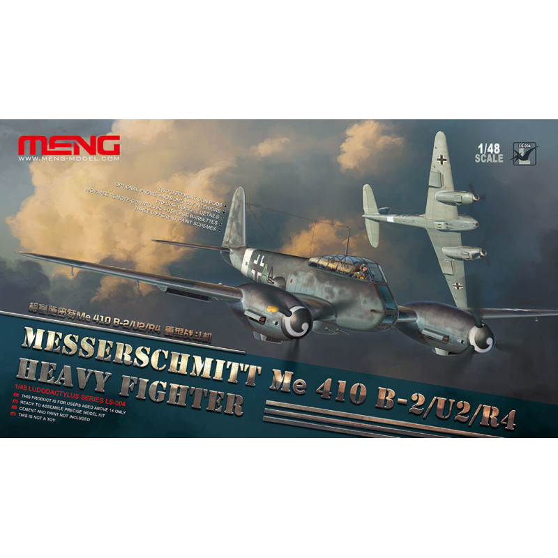Chasseur lourd Messerschmitt Me 410B-2/U2/R4 - 1/48 - MENG LS-004