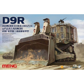 Bulldozer blindé D9R avec blindage à lames - 1/35 - MENG SS-010