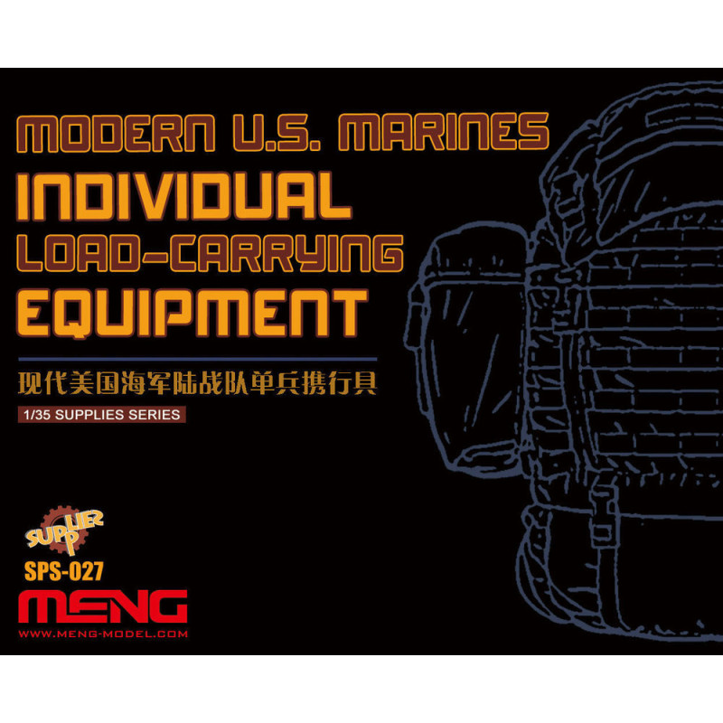 Équipement de transport individuel moderne des Marines américains (résine) - 1/35 - MENG SPS-027