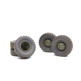 Set de roues affaissées pour GAZ 233014STS Tiger - 1/35 - MENG SPS-025