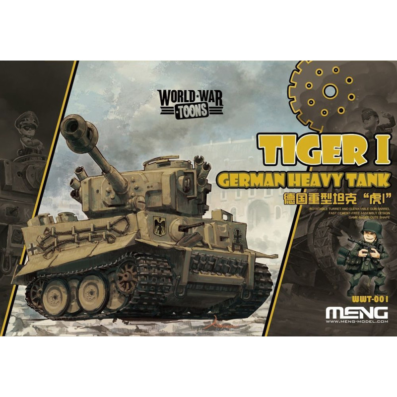 Char lourd allemand Tiger I - MENG WWT-001