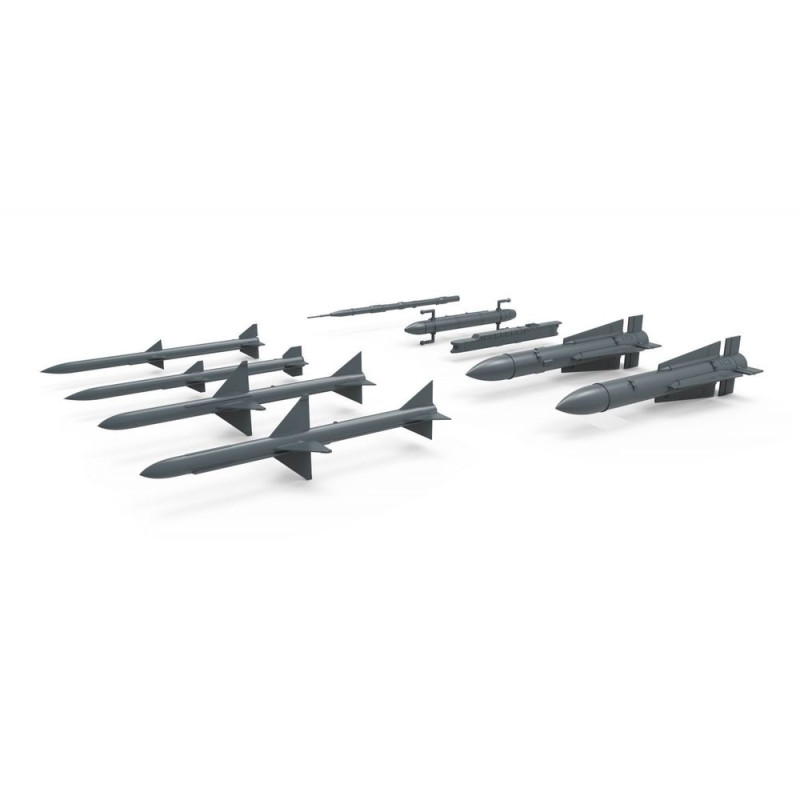 Missiles air-air à longue/moyenne portée américain - Échelle 1/48 - MENG SPS-044